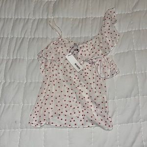 BB Dakota One Shoulder Top NWT